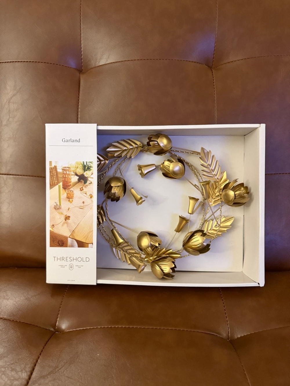 Threshold Gold Metal Botanical Garland
